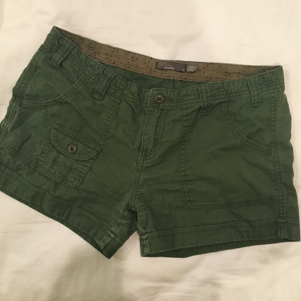Prana Linen/Cotton Blend Shorts